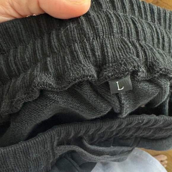 Black Long Sleeve short lounge set - Picture 10 of 10